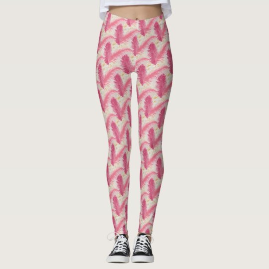 Fancy feathers leggings