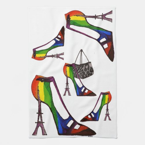 Fancy Feet Kitchen Towel