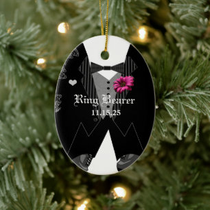 Fancy Feet Ring Bearer Wedding Christmas Ornament