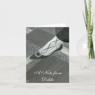 Fancy Feet Shoes Note Card