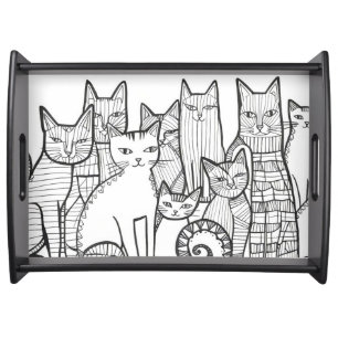 Fancy Feline Serving Tray