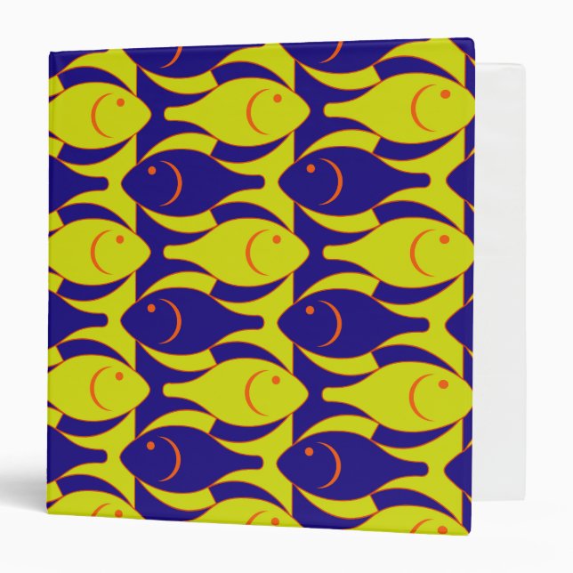 Fancy Fish Pattern Binder (Front/Inside)