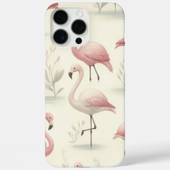 Fancy Flamingo Case-Mate iPhone Case (Back)