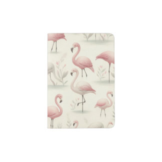 Fancy Flamingo Passport Holder
