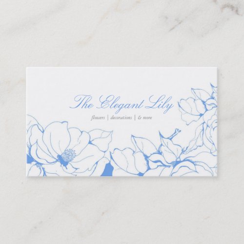 Fancy Floral Business Cards