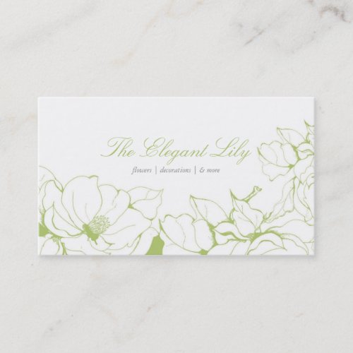 Fancy Floral Business Cards