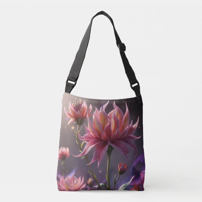 Fancy Floral  Crossbody Bag (Front)