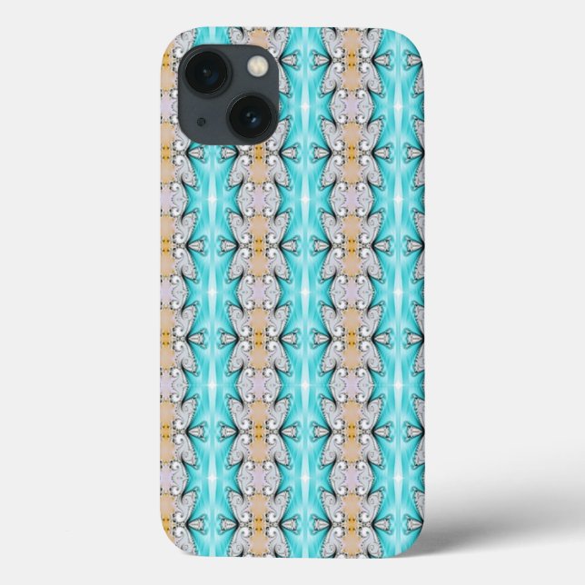 Fancy Floral Ipad Barely There Case (Back)