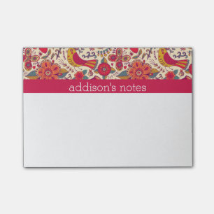 Fancy Floral + Nature Post-it Notes