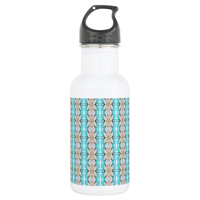 Fancy Floral Water Bottle (Front)