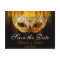 Fancy Flourish Gold Masquerade Wedding Save the Da