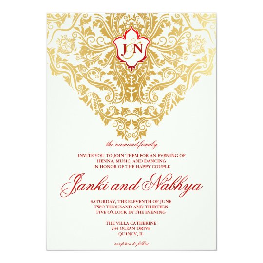 Arabic Wedding Invitations Dearborn 8