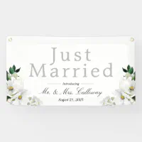 Just Married Car Banner