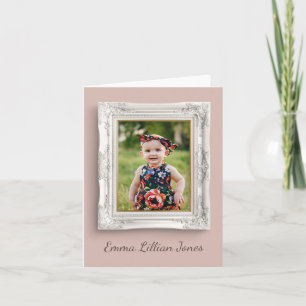 Fancy Frame Photo Note Card