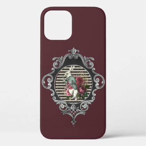 Fancy Frame White Rabbit Collage iPhone 12 Pro Case