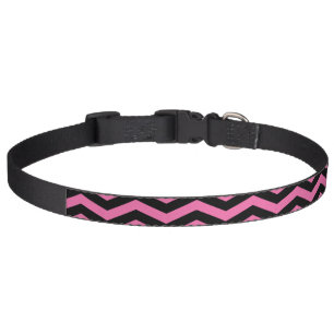 Fancy Fuchsia Chevron Dog Collar