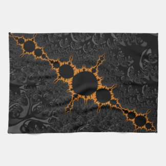 Fancy & Fun Fractals With Cool Mandala Patterns Kitchen Towel