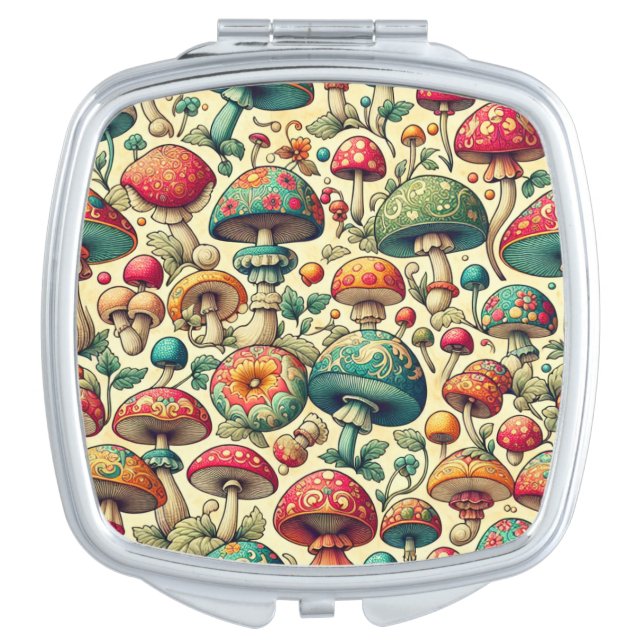 Fancy Fungi Compact Mirror (Front)