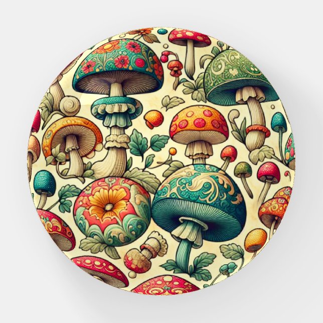Fancy Fungi Paperweight (Front)