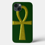 Fancy Gold Ankh iPhone 13 Case