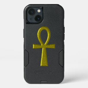 Fancy Gold Ankh iPhone 13 Case