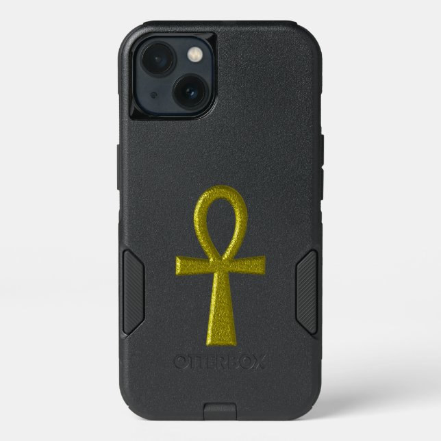 Fancy Gold Ankh Otterbox iPhone Case (Back)