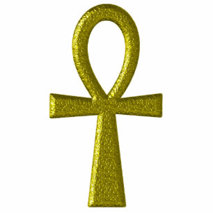 Fancy Gold Ankh Photo Sculpture