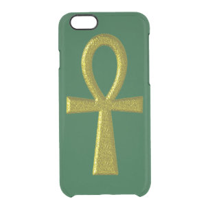 Fancy Gold Ankh Clear iPhone 6/6S Case