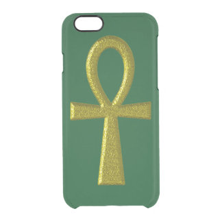 Fancy Gold Ankh Clear iPhone 6/6S Case