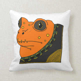 Fancy Golden Toad Pillow