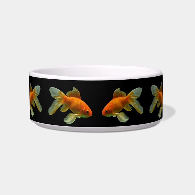 Fancy Goldfish Cat Bowl (Front)