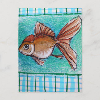Fancy Goldfish Postcard