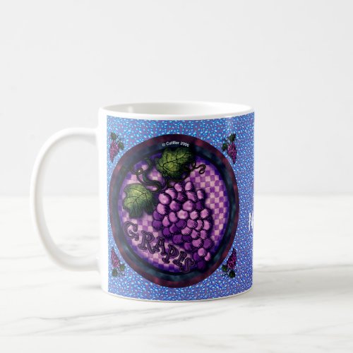 Fancy Grapes Coffee Mug