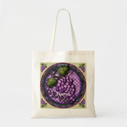 Fancy Grapes Tote Bag