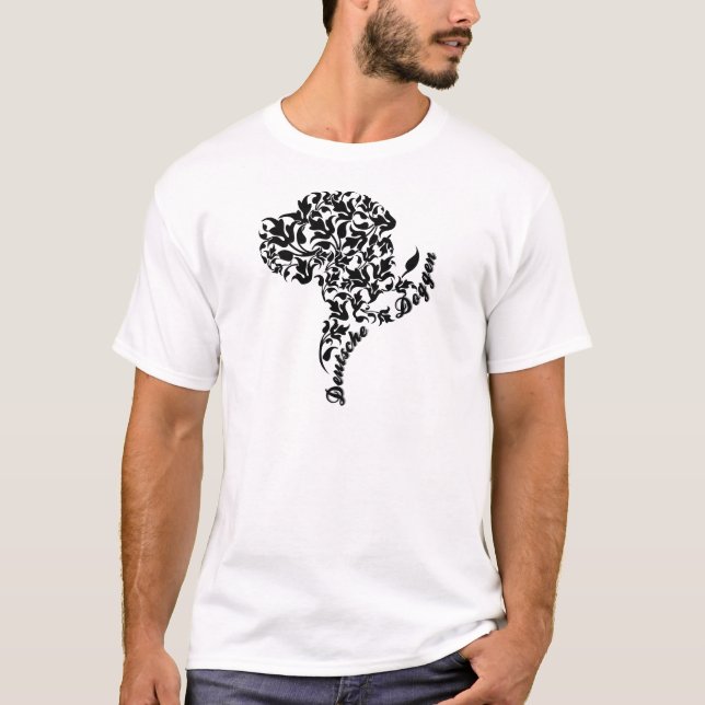 Fancy Great Dane Portrait T-Shirt (Front)