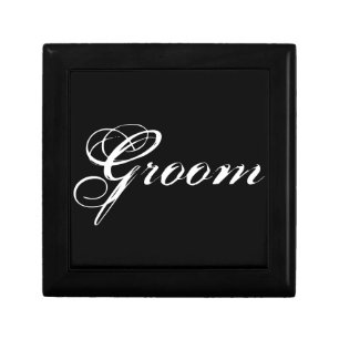 Fancy Groom Keepsake Box