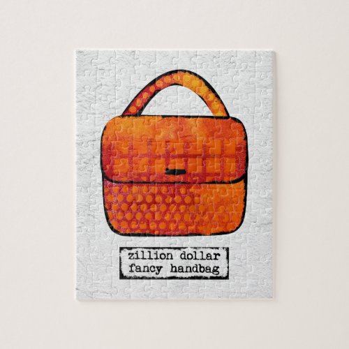 Fancy Handbag Jigsaw Puzzle _ Funny Purse