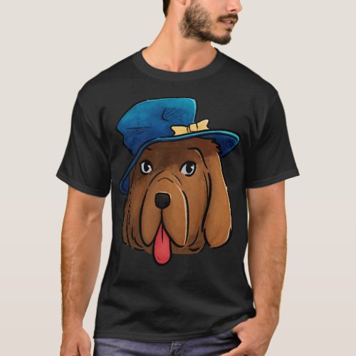 Fancy Hat Dog T_Shirt