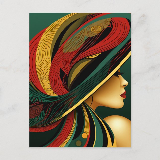 FANCY HAT PARADE #10 POSTCARD (Front)