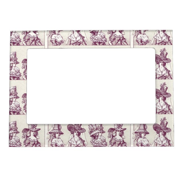 Fancy Hats Vintage Magnetic 5x7 Frame (Front)