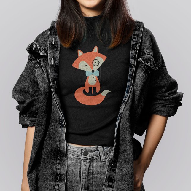 Fancy Hipster Red Fox T-Shirt (Creator Uploaded)