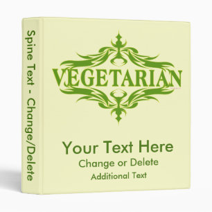 Fancy In Green - Vegetarian Binder