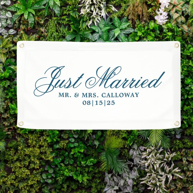 Fancy Just Married Car Banner (Creator Uploaded)