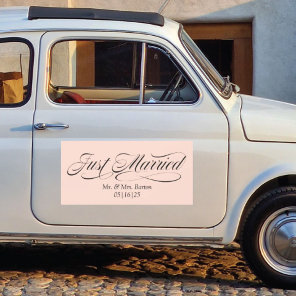 Fancy Just Married Sign
