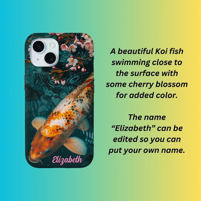 Fancy Koi  Iphone Case (Creator Uploaded)