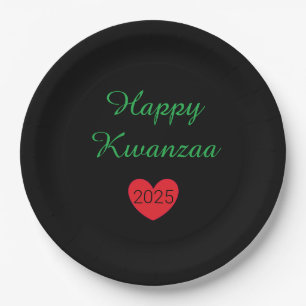 Fancy Kwanzaa Paper Plates