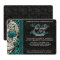 Fancy Lace Sugar Skull Day of the Dead Invite