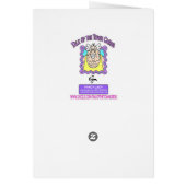 FANCY LADY Birthday Card (Back)