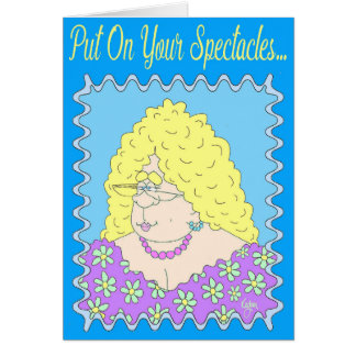 FANCY LADY Birthday Card