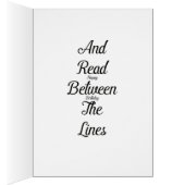 FANCY LADY Birthday Card (Inside (Right))